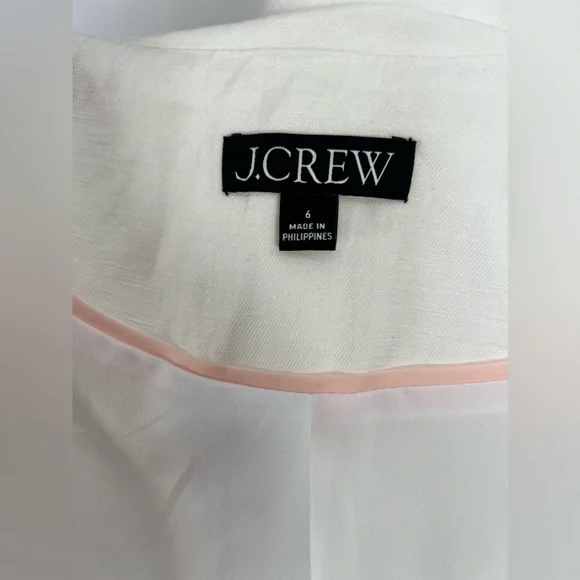 NEW / Double-breasted blazer-jacket in Chelsea linen-cupro blend / B002 - Picture 3 of 7